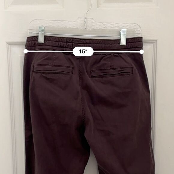 DUER Women’s Live Lite Jogger Pants Size Small Purple Eggplant Drawstring - Picture 9 of 10